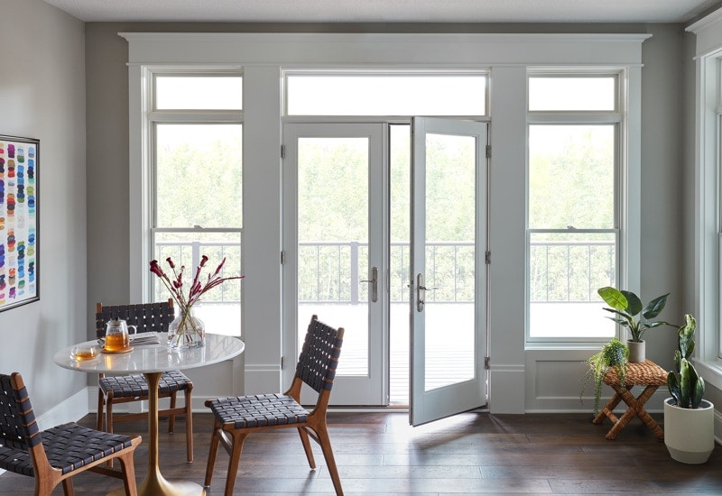 french door header